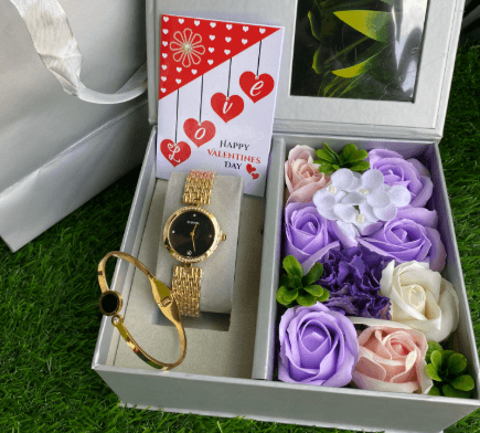 Valentine's Day Watch and Bracelet Set