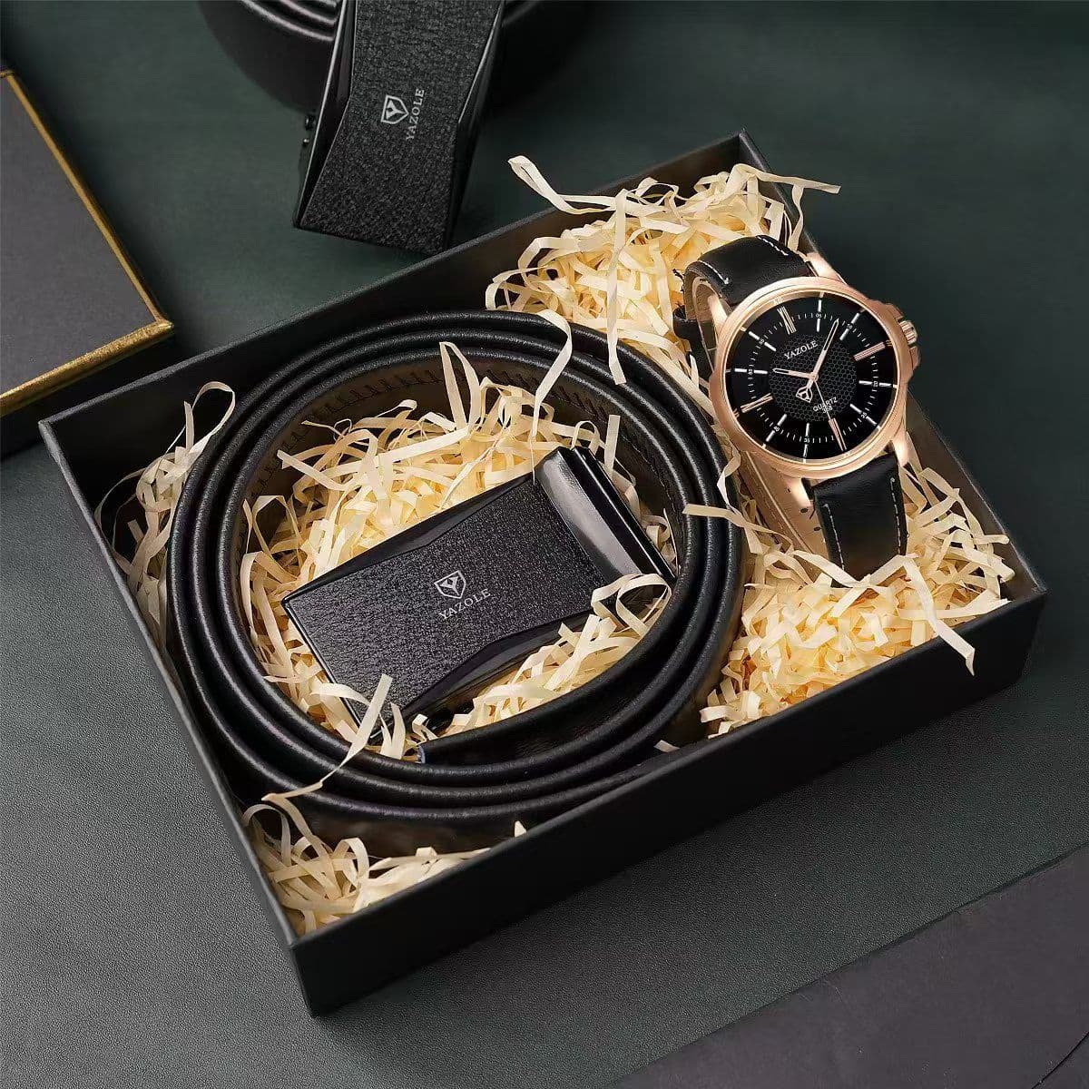 VAYOLE Watch and Belt Gift Set